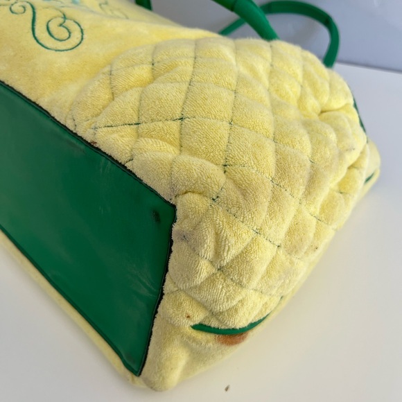 Auth VTG Y2K JUICY COUTURE Enfant De Juicy Terry Cloth Diaper Bag - Picture 6 of 14